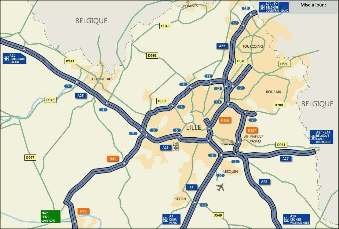 Lille mapa de carreteras