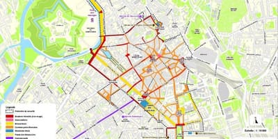 Mapa de la braderie de Lille