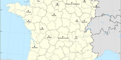 Mapa de francia mostrando Lille