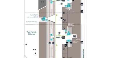 Mapa de Lille hall